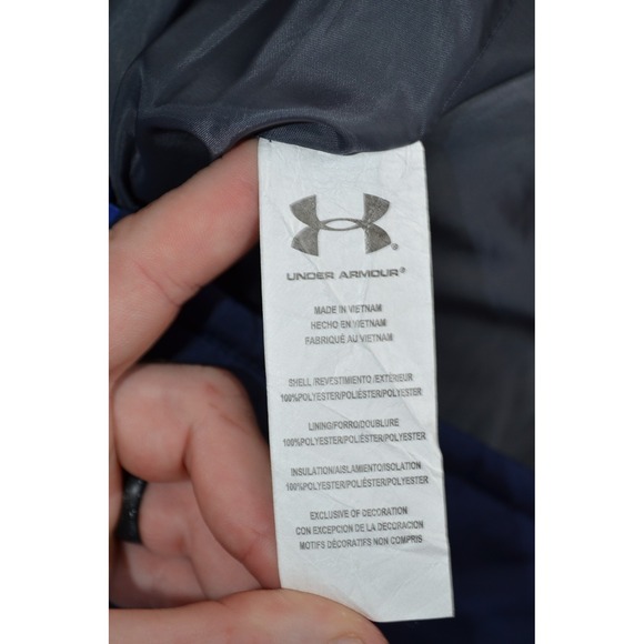 Under Armour Jacket Boys XL Blue Westward 3-in-1 ColdGear Skiing Coat - Picture 16 of 16